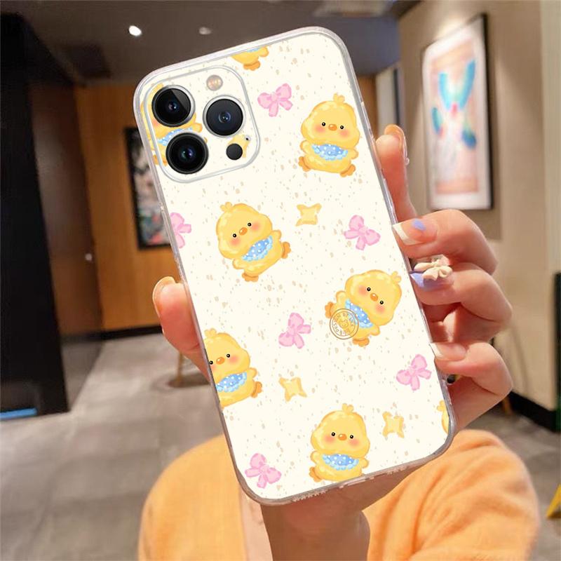 Phone Case For iphone 17 Pro Max Air 16 15 14 13 Pro Max 15 16 Pro 15Plus Little Duck