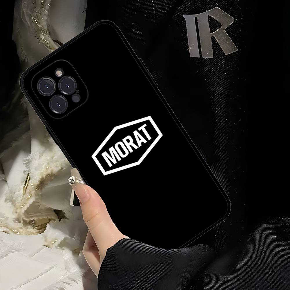 Morats Cool Team For IPhone 17 16 15 14 13 12 11 Pro Max Plus Shockproof Black Soft Phone Cover