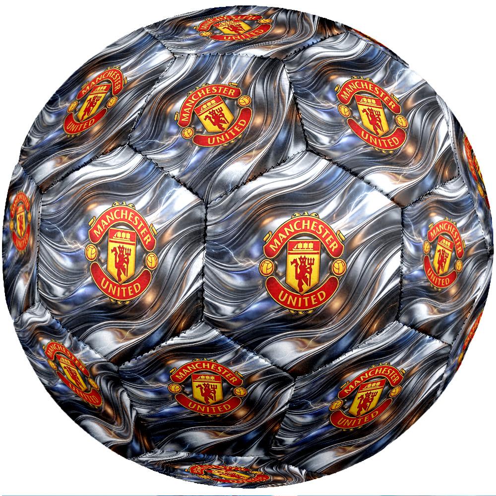 Manchester United Theme Soccer Ball Size 5 Soccer Ball Soft Touch Professional Training Football for Outdoor Sports
