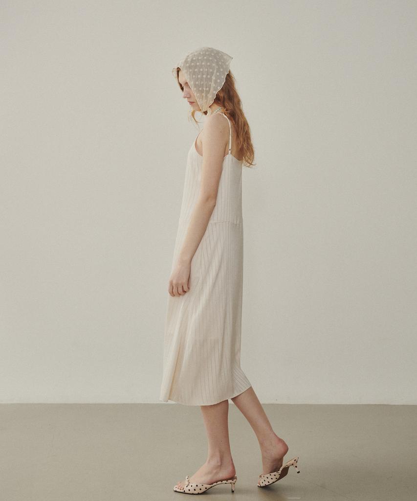 Melly And Rose Santa Monica Satin Dress (315301)_Beige