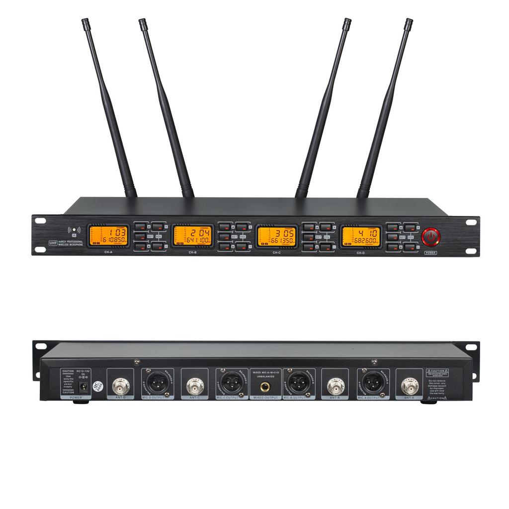 Wireless Conference Microphone Set: One-to-Four System with Cross-Border Compatibility