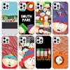 Cartoon S-South P-Parkes Phone Case For iPhone 17 Air 11 13 Mini 14 15 Plus 16 12 Pro Max 16E SE 7 8 Pattern Soft TPU Back Cover
