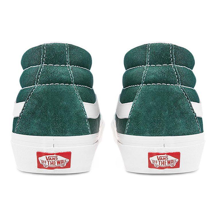 Vans Sk8 Mid Classic Mid Top Casual Skate Shoes Unisex Green VN0A3WM322K