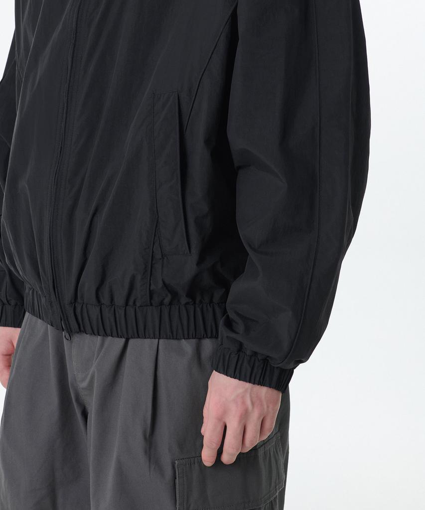 Musinsa Standard Oversized Track Windbreaker Jacket [Black]