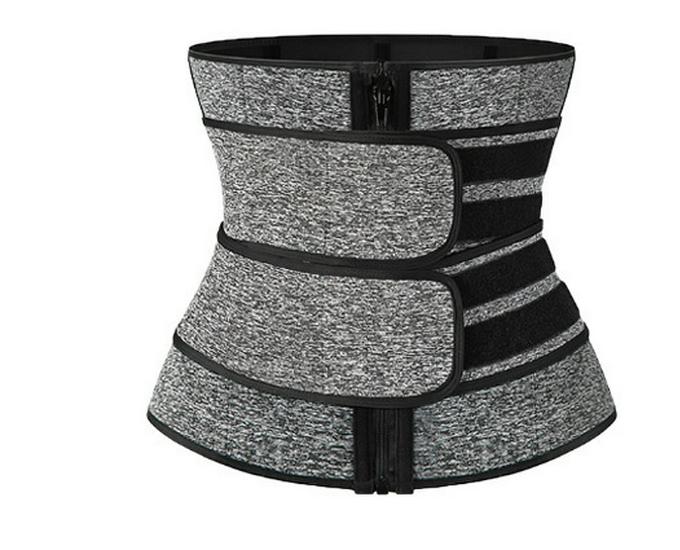 Damen Neopren Taillentrainer - Reißverschluss Bauchkontrolle Bodyformer für Sport und Schönheit