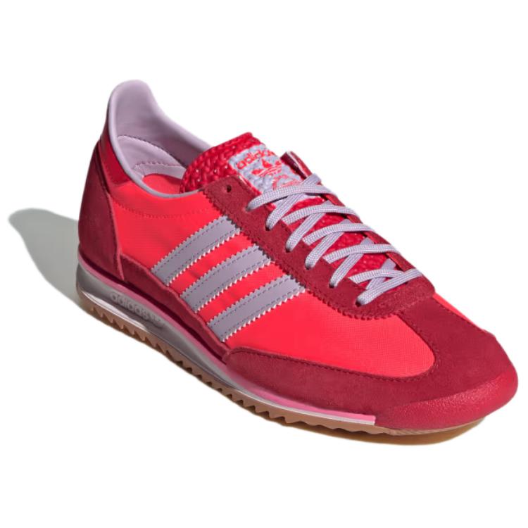 adidas נעלי סניקרס לנשים SL72 OG סולארי אדום לבנדר קרח-לבנדר אדום עז JH7392