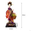 Ethnic Japanese Geisha Dolls Asian Doll Lady Statuette for Table Decoration