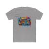 Boom Box Paint Drip Tee TShirt Clothing Music Lover Gift Graphic Tee Streetwear Shirt Retro Streetwear Shortsleeved Unisexs Tee