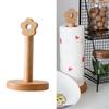 Beech Paper Towel Stand Punch- Standing