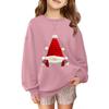 Kinder Modisches Lässiges Langarm Locker Weihnachts-Print Pullover Sweatshirt