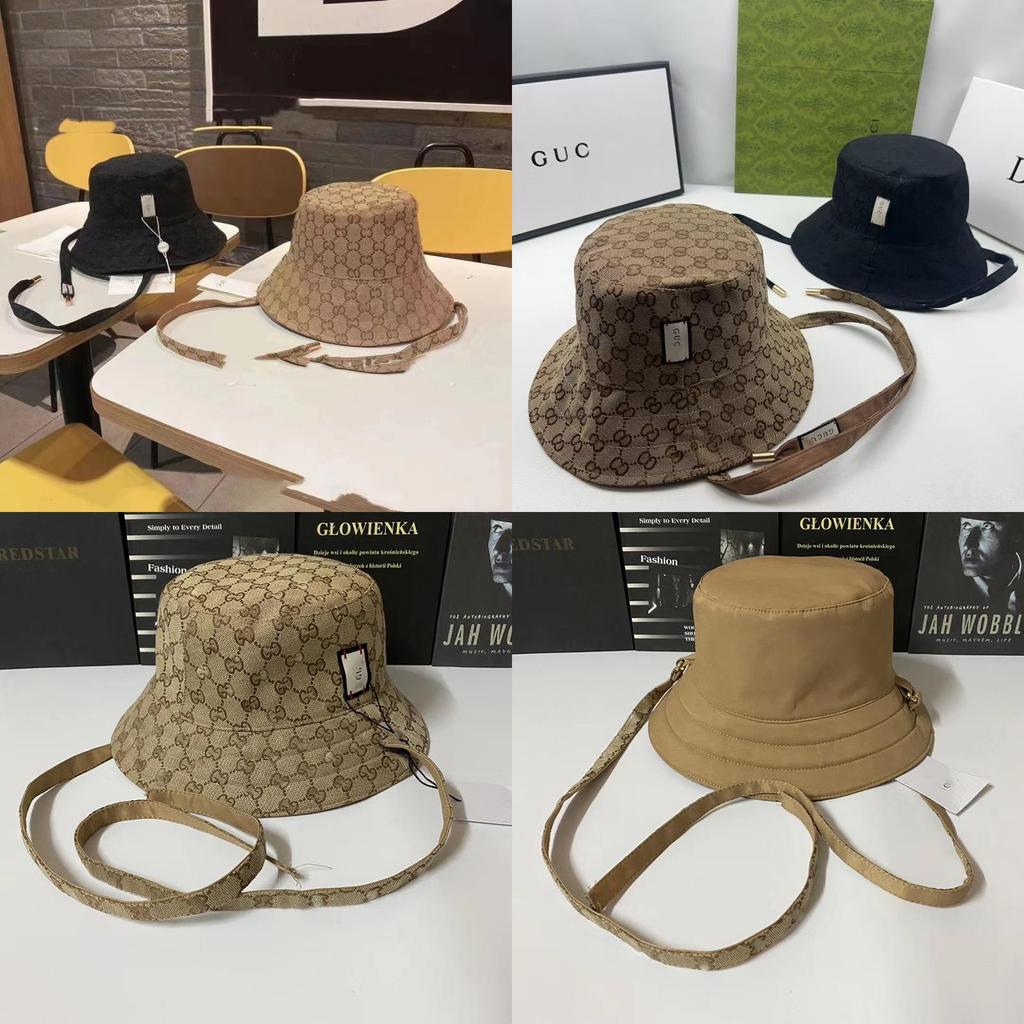 Cotton Sun Protection Fisherman Hat With Embroidered For Men And Women