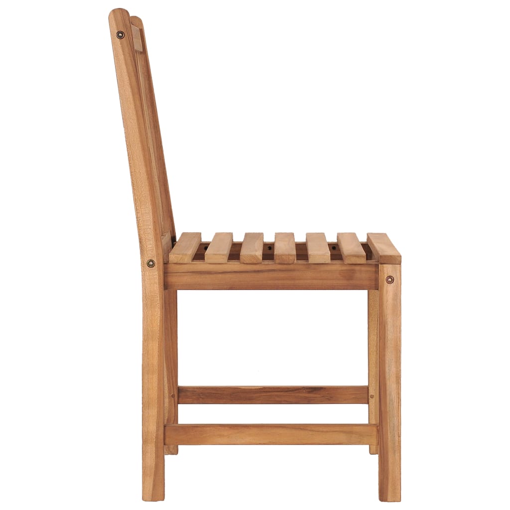 Garden Chairs 8 Pcs with Cushions Solid Teak Wood