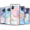 Glass Case For Xiaomi Poco X3 NFC 11 Lite 11T F3 M3 For Redmi Note 11 10 9 8 Pro 10S 9S 9A 9C Phone Cover LittleTwinStars Cute