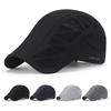 Mesh Men Golf Driving Quick-drying Newsboy Beret Hat Sun Cap Cabbie Hat Baseball Cap