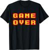Game Over Vintage Retro Video Games Gaming Gift Arcade T-Shirt
