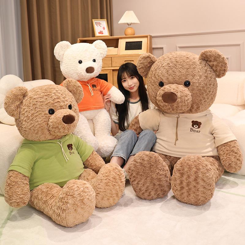 Cartoon Sweater Bear Doll Plush Toy Big Bear Hug Bear Doll Girl Company Soothing Doll