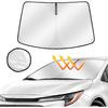 Osłona przeciwsłoneczna na przednią szybę do Toyoty Corolla 2019-2024, ulepszona osłona przedniej szyby z izolacją cieplną do akcesoriów Toyoty Corolla, osłona przeciwsłoneczna na przednią szybę do