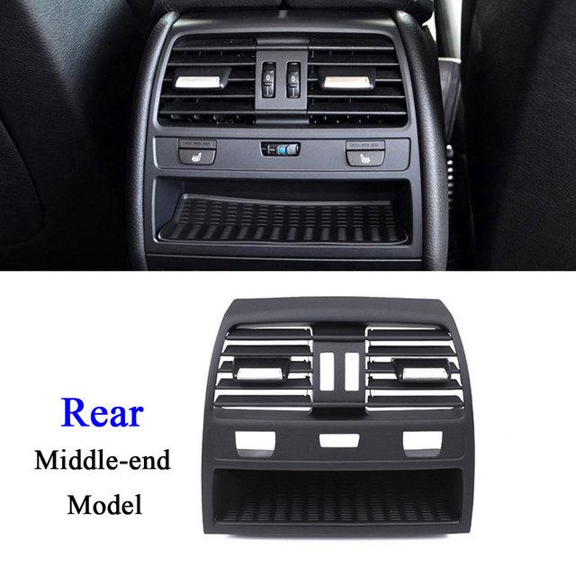 Chrome Front Center Left/Right Air Vent Grille Outlet Cover Middle Rear AC Vent Panel For BMW 7 Series F01 F02 730 735 745 750