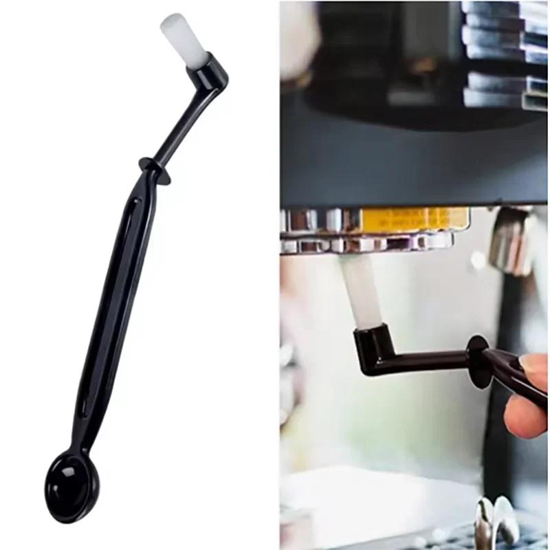 Coffee Brush Set Espresso Brush Kit Include Wooden Coffee Grinder Machine Cleaning Brush and Nylon Espresso Brush