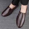 Echtes Leder Herren handgefertigte Freizeitschuhe Luxusmarke atmungsaktive Herrenschuhe Slip-on italienische Fahrschuhe