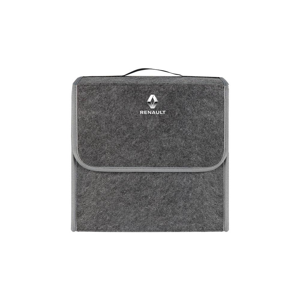 Car Soft Felt Storage Bag Organizer Cars Foldable Trunk Car Accessories For Renault Dacia Laguna 2 3 Coupe Modus Kadjar Captur Megane 1 2 3 4 CC
