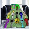 Muziek Sprunki Spel Dekens Flanel Nieuwigheid Warm Plaid voor Huis Textiel Decoratie,