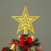 Arany Boldog Karácsonyt Csillag faágcsúcsdíszhez - Dekorációs elemek, Díszek Kellékek, Ajándékok nőknek, férfiaknak, gyerekeknek, lányoknak