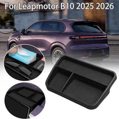 For Leapmotor B10 2025 2026 Central Control Screen Abs Accessories Storage Dashboard Tray Box Car Rear Interior Storage A6o3