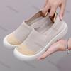 Fashion Large Size Women's Shoes Summer New Fashion Breathable Mesh Hollow Comfortable Casual Shoes Lightweight Soft Sole Non Slip Flats