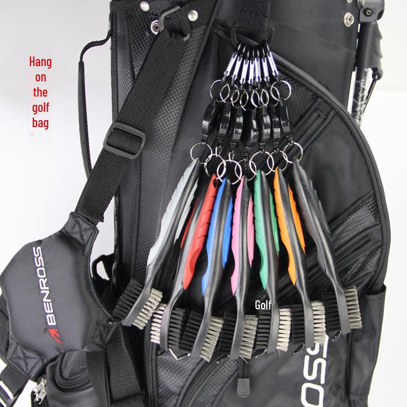 Cleaning Doublesided Golf Brush Multifunction 8 Colors Available