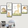 Boho Cute Dinosaur Boy Girls Nursery Wall Art Canvas Painting Nordic Posters And Prints Wall Pictures Baby Kids Room Home Decor