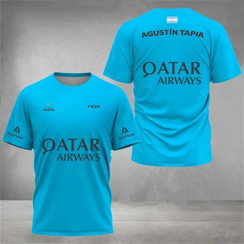 Summer Bestseller 3D Printed Jerseys Qatar Children and Adults Sports Short-sleeved Round-neck Breathable Quick-drying T-shirts