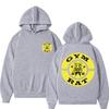 Japansk Anime Demon Slayer Uzui Tengen Trykt Hettegenser Morsom Ninja Muskuløs Treningsnarkoman Hettegensere Unisex Oversized Fleece Bomull Genser