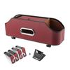 Car Multifunctional Leather Tissue Storage Box Under Seat Auto Back Seat Paper Bag Place Water Cup Holder Hanging Hook Organizer