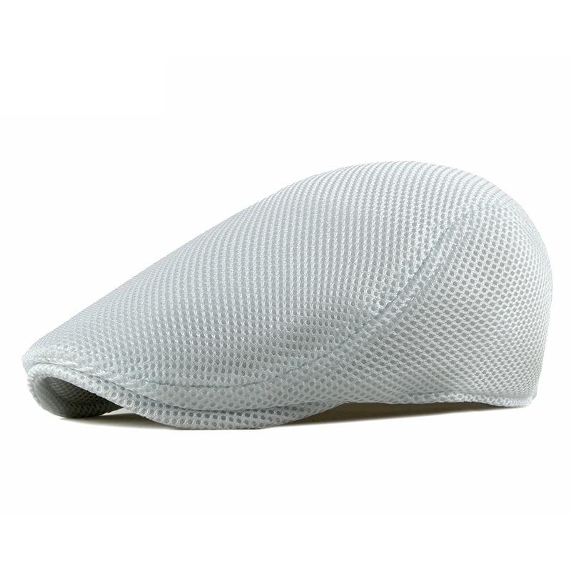 Frühling Sommer Männer Berets Hüte Atmungsaktive Mesh Newsboy Caps Outdoor Sonnenhüte Flache Kappe Verstellbare Kappen