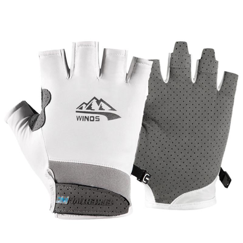 Cycling Gloves For Men Women With Touch Screen Breathable Ice Silk Ultra Thin Uv Protection For Outdoor Sports