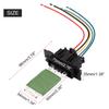 Heater Motor Blower Fan Resistor with Wiring Repair Plug Harness for Fiat Grande Punto Qubo
