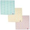 Nishio Imabari Towel Certified Hand Towels for Women - Set of 3 - Made In Japan - 100% Cotton - 25cm - Double-Sided Terry Cloth - Absorbent - Polka