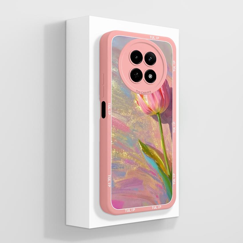 Hülle für Oppo Realme 12 13 14 P1 P2 Pro 14T 12X Handytaschen Niedliche Bärenpfotenmuster Flüssiges Silikon Verbesserte staubdichte Schutzhülle für Oppo Gehäuse