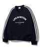 ULIFEZIP Arch In Motion Oversized Track V-Neck Sweatshirt 5 Colors [Ulzv_2004]