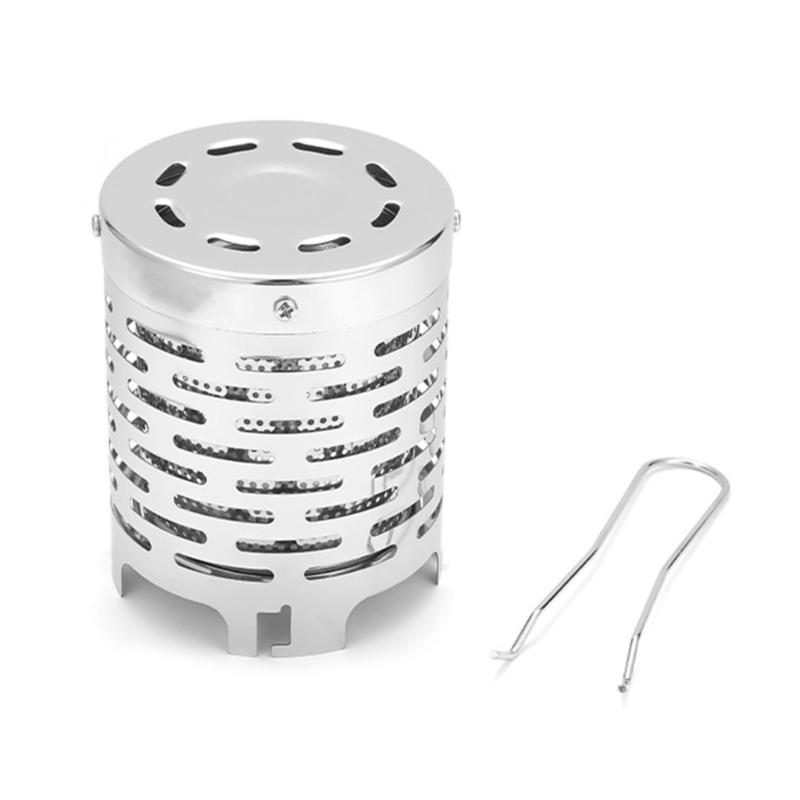 Durability Alloys Outdoor Heaters Portables Windproofed Warmer Heating Cover for Campers and Anglers