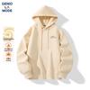 GENIOLAMODE Men's Hooded Fleece-Lined Sweatshirt