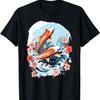 Koi Karpfen Ying Yang Nishikigoi Fisch Kirschblüte T-Shirt(26)