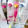 Lot de 10 sachets d'emballage pour bouquet de roses en cellophane transparent pour la Saint-Valentin