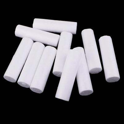 10 Pieces Blank White Cylinder Shape Styrofoam Foam Material for Kids Art Craft DIY Christmas Ornament Decoration