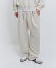 PSSHOPPER Curved Washed Wide Sweatpants [Cream]