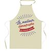 Planetee Kitchen Apron 'Demographer' Best In the Whole World | Original Humorous Gift for Cook Clothing Blouse