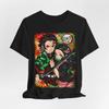 Tricou Tanjiro și Nezuko, Artă Anime Japoneză, Tricou Grafic Demon Slayer - Unisex