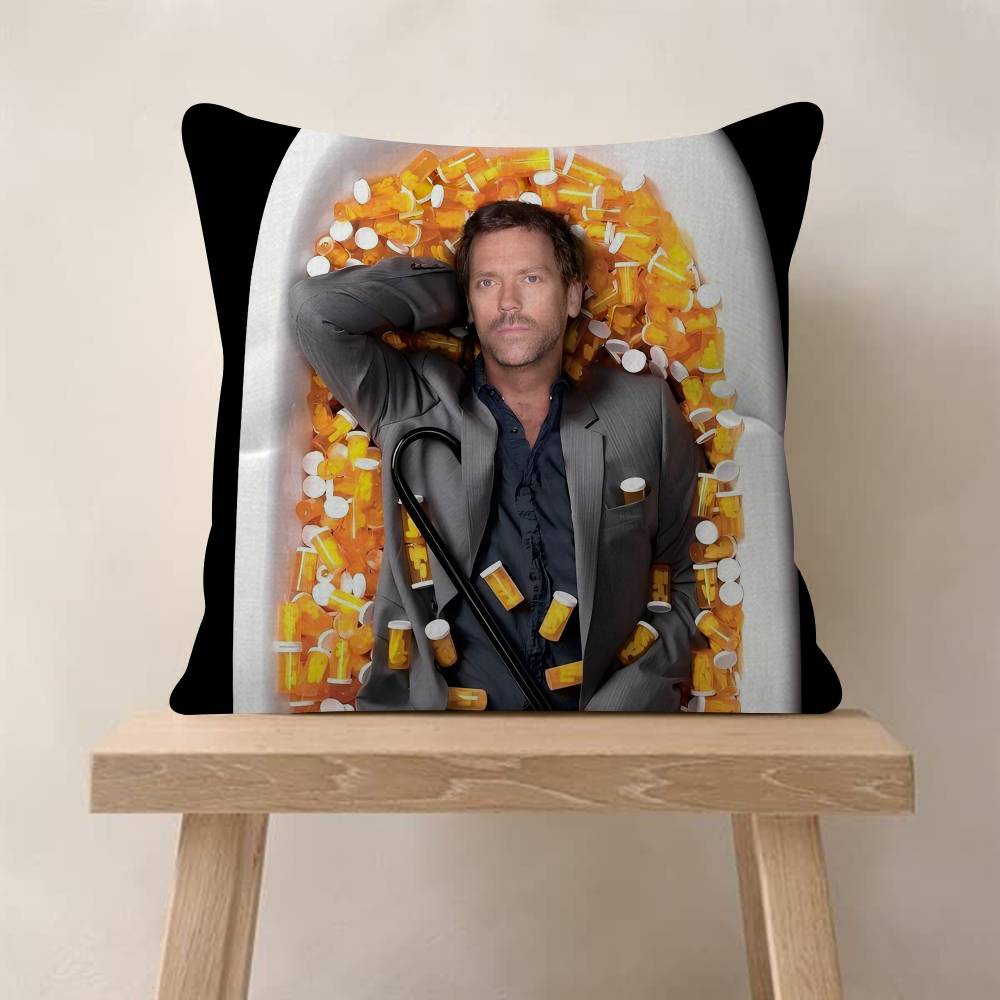 Medical Drama House MD TV Show Pillow Gift Home Office Decoration Bedroom Sofa Car Cushion Cover Case X