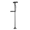 Aluminum Alloy Walking Cane with Light Alarm Height Adjustable Non-slip Lightweight Double Handle Foldable
